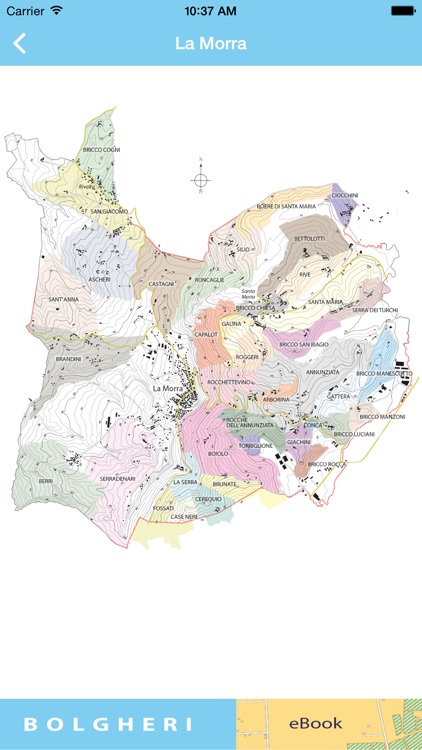 Enogea Barolo docg Map