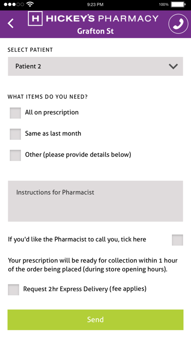Hickey’s Pharmacy App screenshot 4