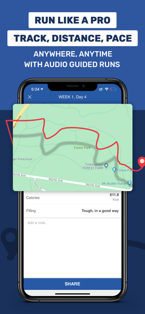 Half Marathon- 21K Run App