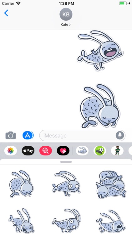 Rabbit Fish Sticker Pack