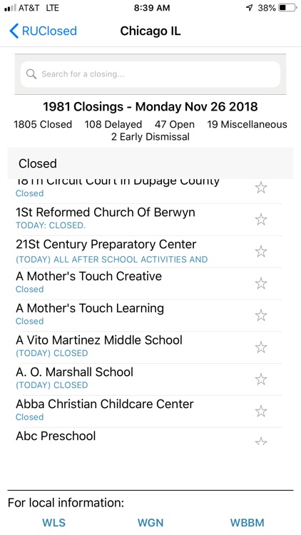 RUClosed - school/work closed? screenshot-5