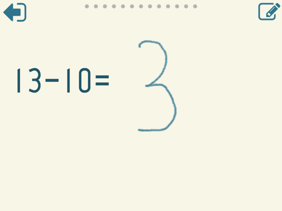 Subtraction Math Trainer screenshot 2