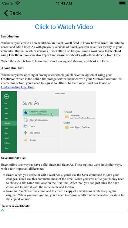 Excel Quick Start Tutorial