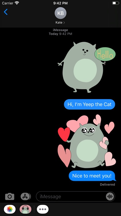 Yeep the Cat Stickers Pack screenshot-5