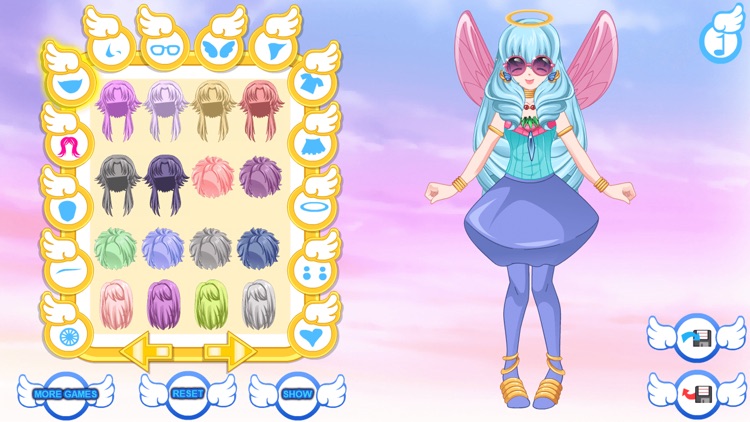 Dress Up Games, Angel Avatar