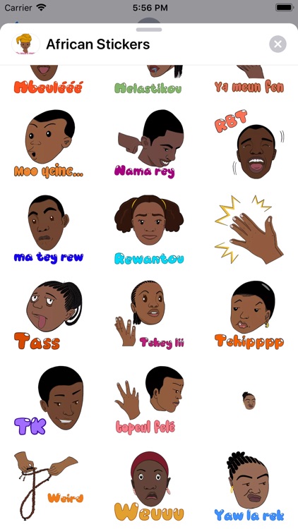 African Stickers screenshot-5