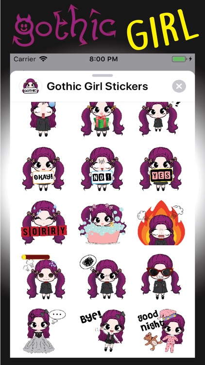 Gothic Girl-Goth Chibi screenshot-3