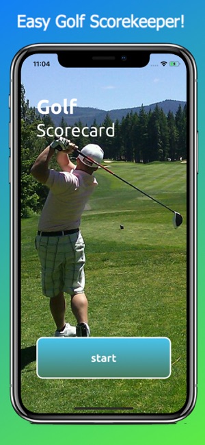 Golf Scorecard Score Keeper