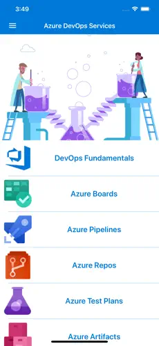 Captura 3 DevOps Services : Azure iphone