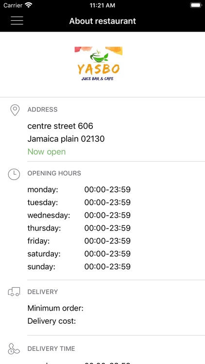 Yasbo - Juice Bar & Cafe screenshot-3