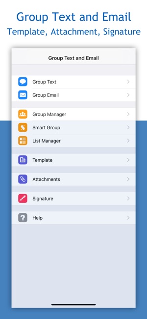 Group SMS and Email