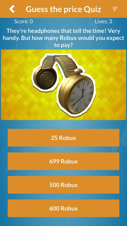 Robux For Roblox RBX Quiz Pro screenshot-4