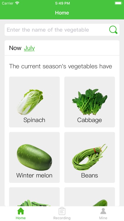 SeasonalVegetables