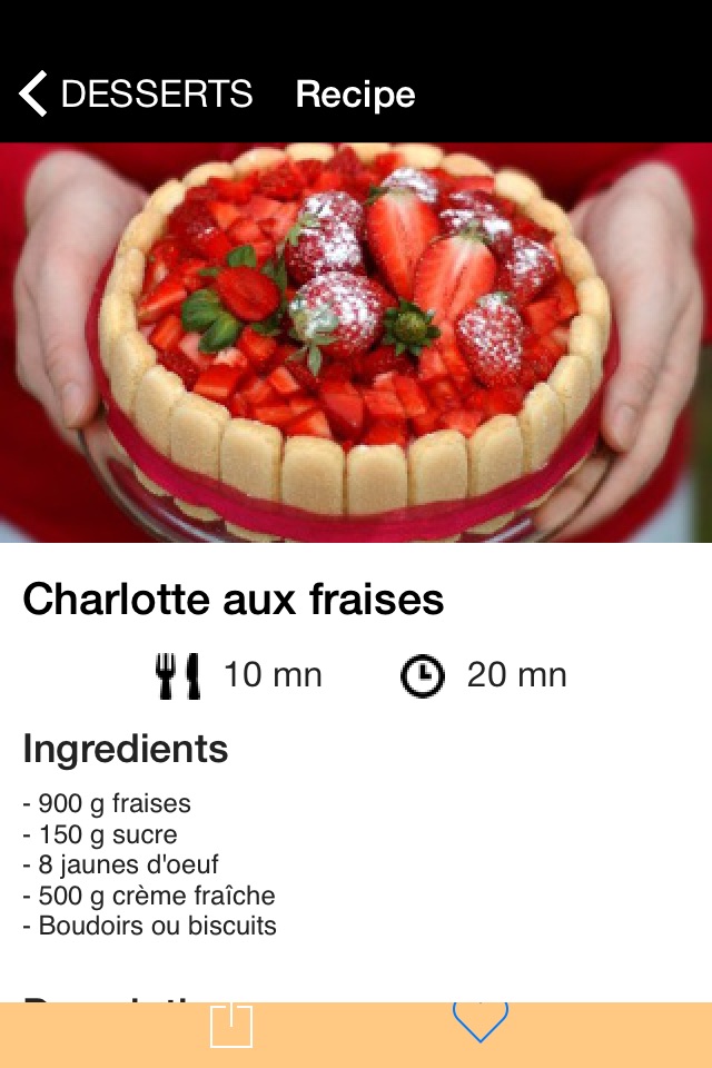 Recettes de cuisine française screenshot 4