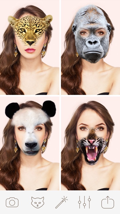 Animal Face Photo Booth Pro screenshot-3