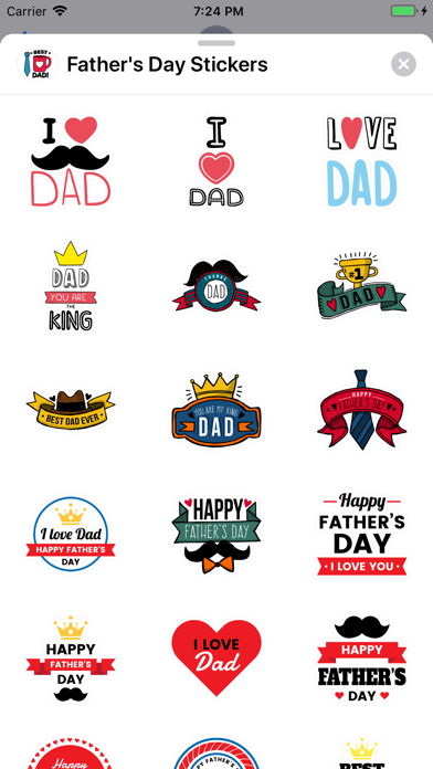 Father's Day Stickers ⋆ screenshot 3
