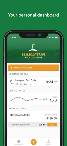 Game screenshot Hampton Golf Club apk