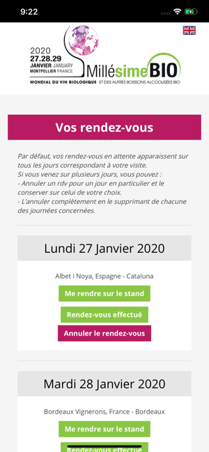 Rendez-vous Millésime Bio 2020(圖1)-速報App