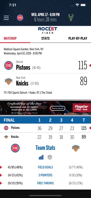 Detroit Pistons(圖2)-速報App