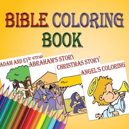 Bible coloring book stories iOS App