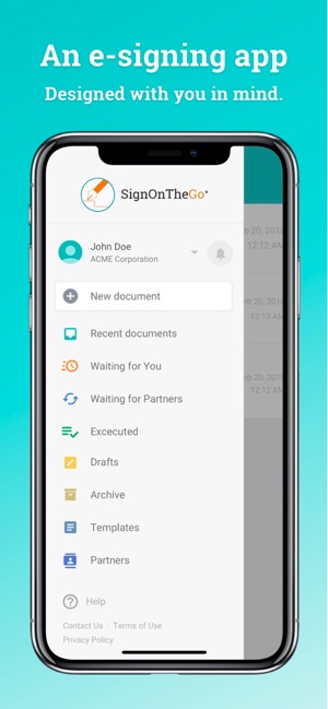 SignOnTheGo eSignature App