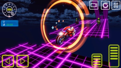 Neon Bike Impossible Stunts 3D screenshot 3