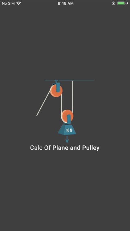 Calc of Plane and Pulley