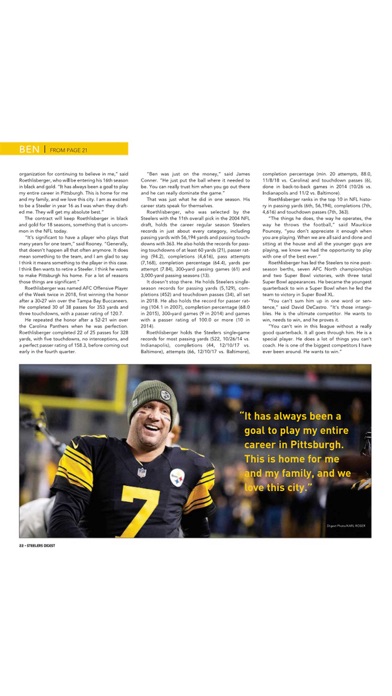 Steelers Digest review screenshots
