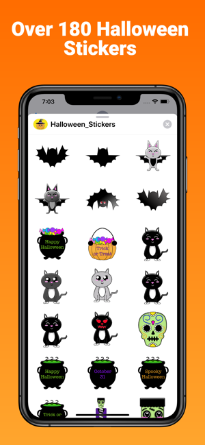 Halloween Sticker Treats Emoji