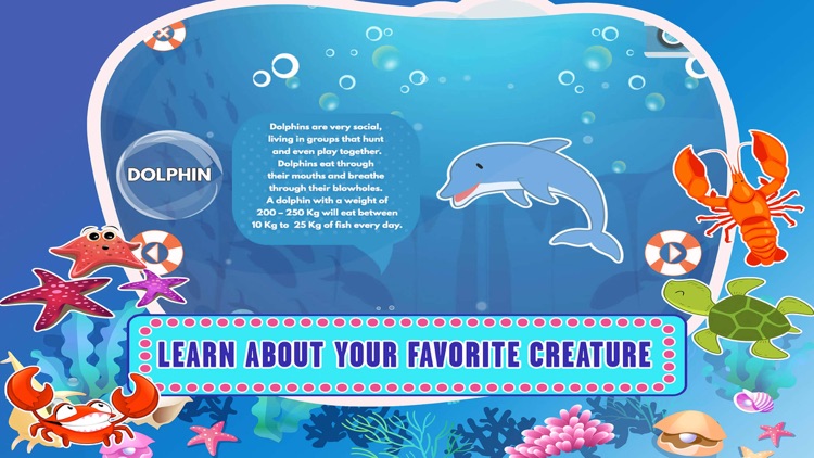 Learn Sea World Animal Games by Learning Apps