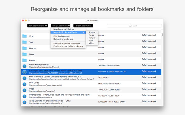 One Bookmark(圖4)-速報App