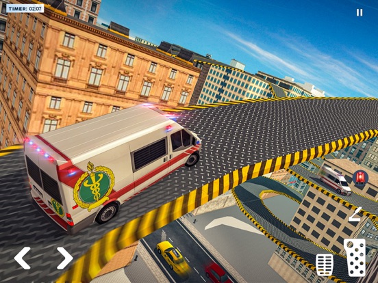 救急車 ルーフ ジャンピング ゲームのおすすめ画像3