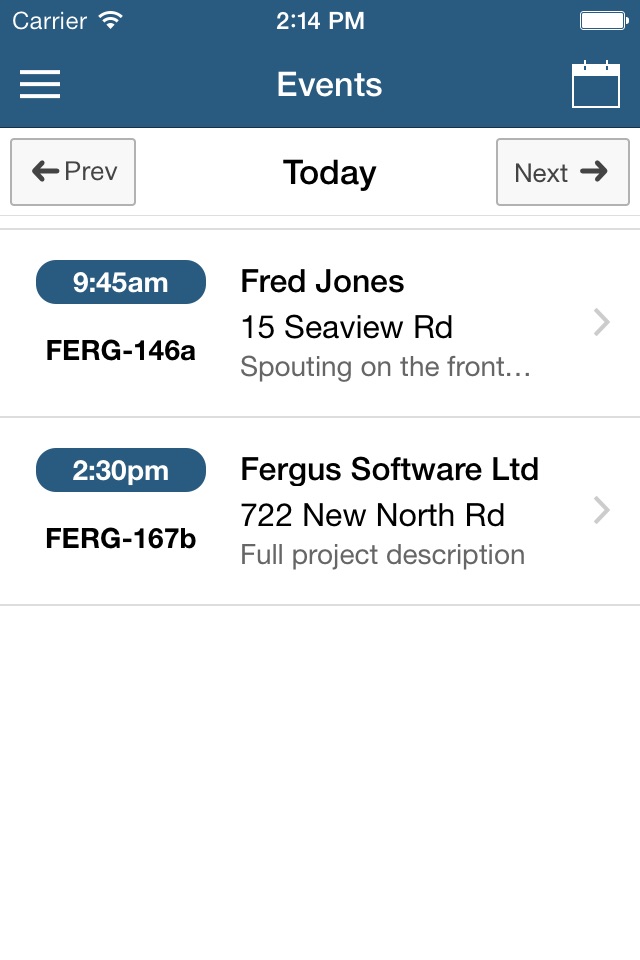 Fergus Mobile screenshot 2