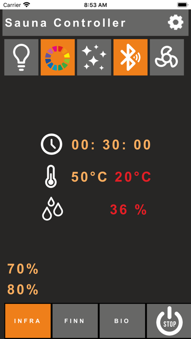 Sauna Controller screenshot 2