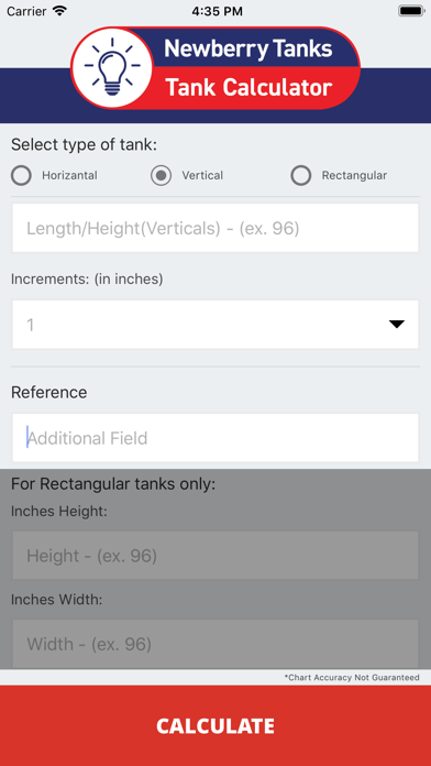 Newberry Tanks Tank Calculator screenshot 4