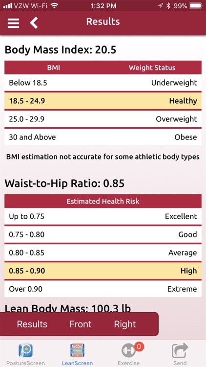 LeanScreen: Body Fat Analysis screenshot-3