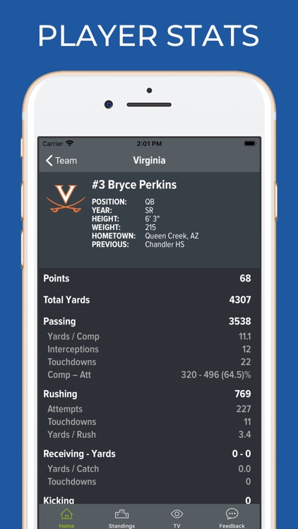 Virginia Cavaliers Football screenshot-3