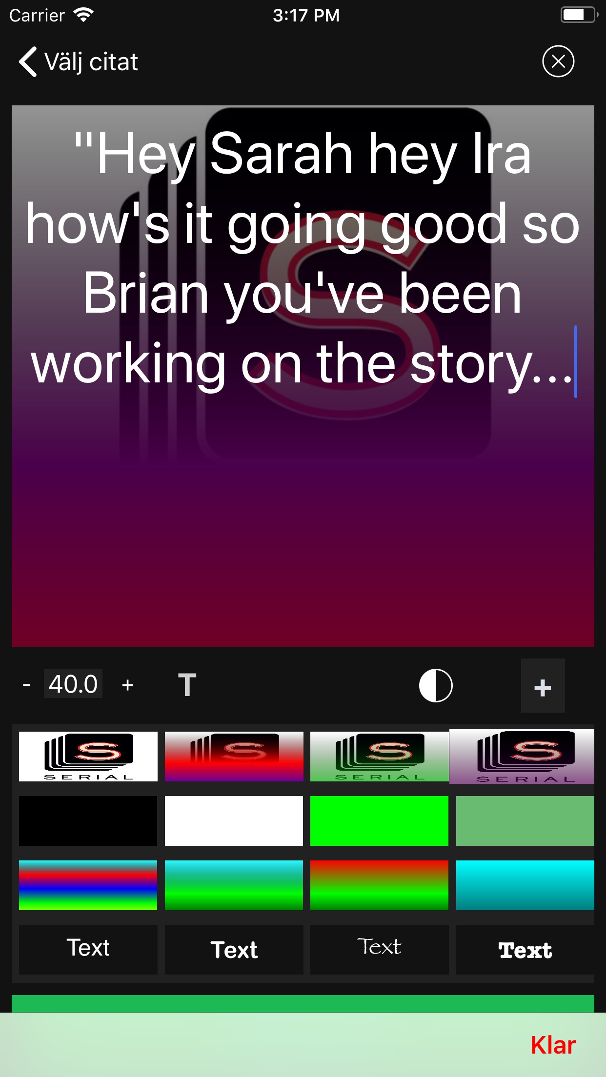 Screenshot do app Pods - Podcast Player