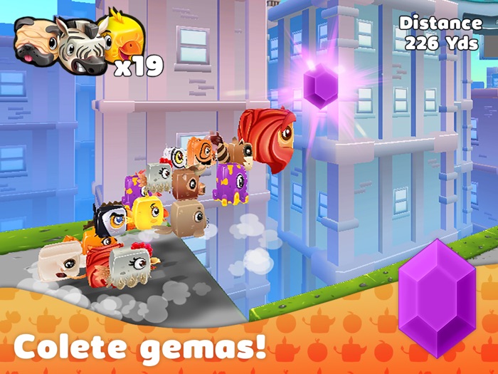 Stampede Rampagea fuga do zoo