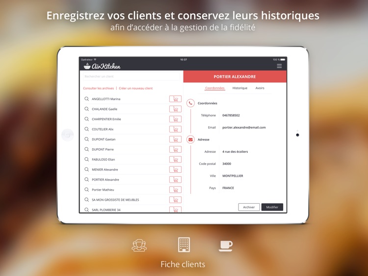 AirKitchen • Caisse Tactile screenshot-3