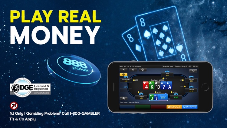 888 Poker NJ: Real Money Games