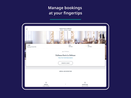 AccorHotels: hotel booking in over 95 countries screenshot