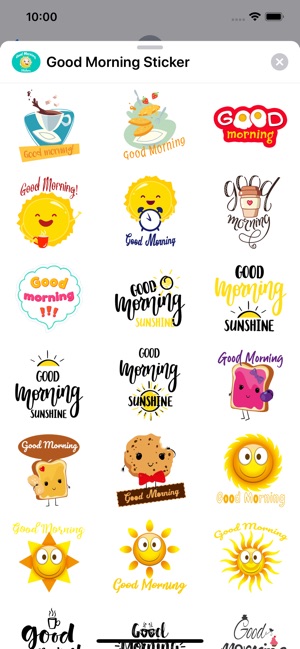 Good Morning Sticker(圖1)-速報App