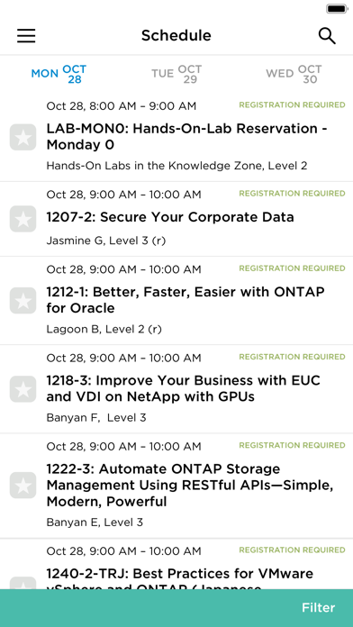 NetApp Events screenshot 3
