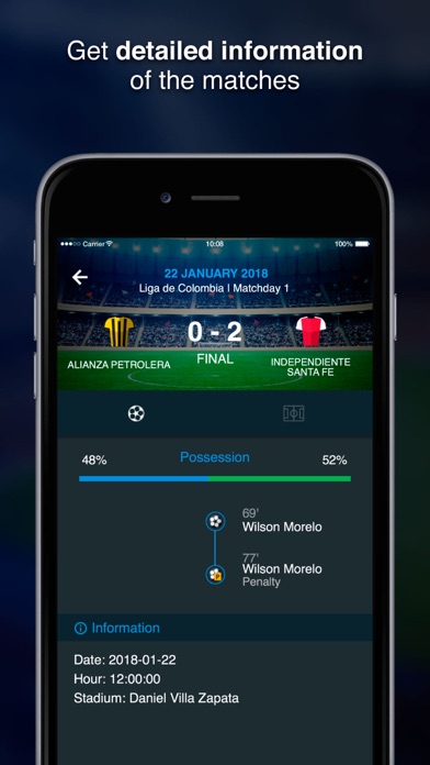 Futbol colombiano screenshot 3