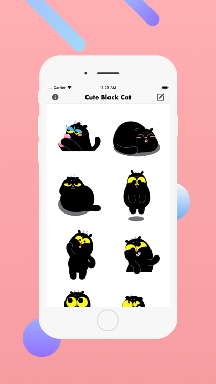 Cute Black Cat screenshot-3