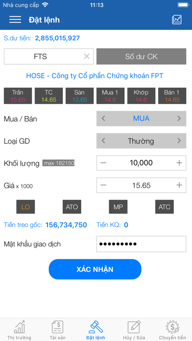 FPTS  EzMobileTrading screenshot 2