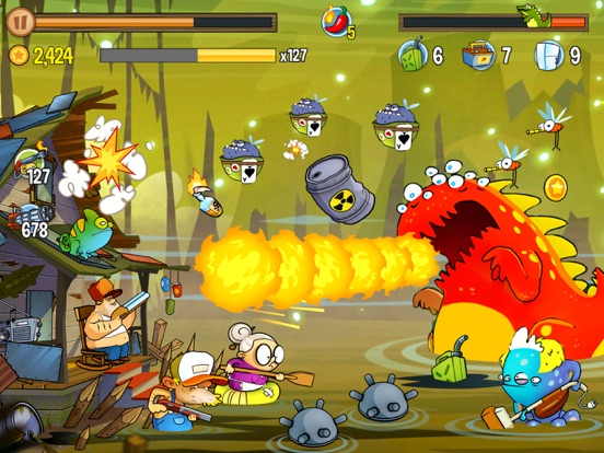 Игра Swamp Attack