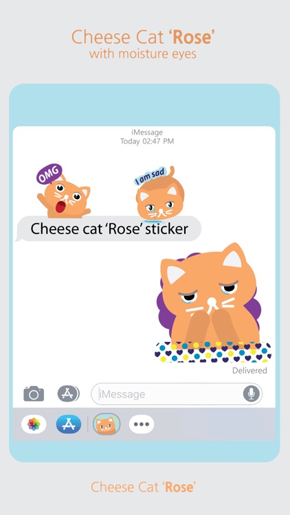 Cheese Cat 'Rose' sticker