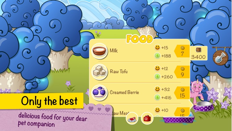 Virtual Pet Corny and Farm.